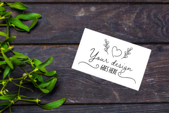 Christmas Card 1 PSD Mock-Up: A Creative Tool for Business and Personal Use