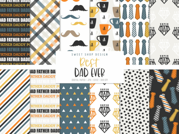 Digital Paper Best Dad Ever: A Creative Solution for Modern Designers