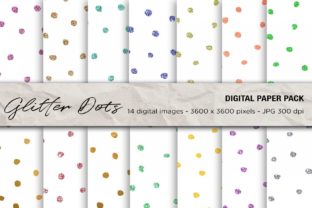 Glitter Dots Digital Papers: A Versatile Solution for Creative Projects