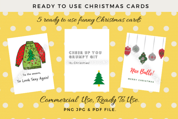 Ready to Use Funny Christmas Cards