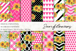 Watercolor Sunflowers Digital Papers: A Versatile Creative Resource