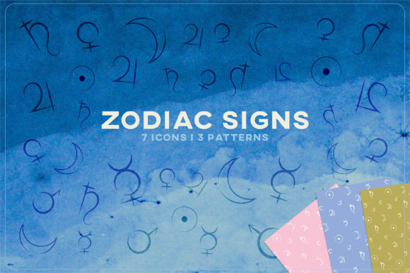Zodiac Horoscope Sign Planet Icon Vector